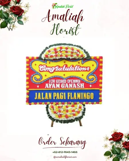 Sewa Papan Bunga Bujel